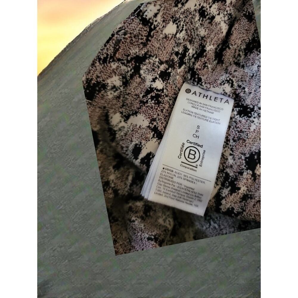 ATHLETA HIGH STRETCH ELATION TEXTURED TIGHT LEGGINGS WOM - Picture 5 of 5